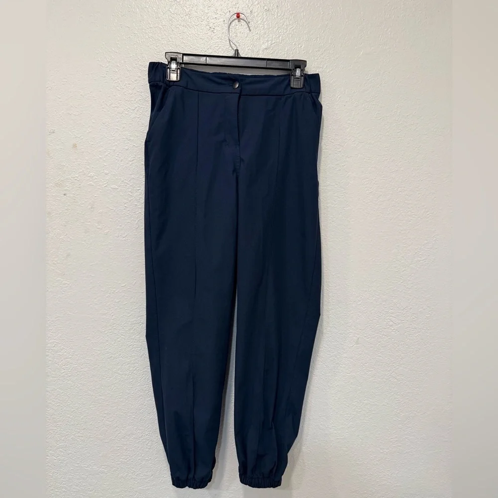 Lululemon Navy Jogger Pants Women’s Size 27 Elastic Ankle Athleisure